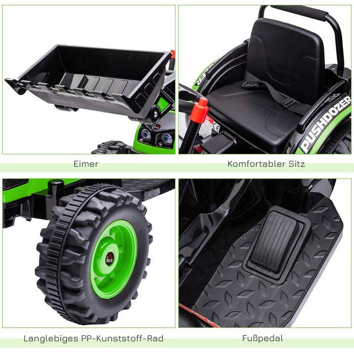 Actual product image Swisshandel24 Children's electric excavator sit-on excavator for children ride-on excavator off-road tractor
