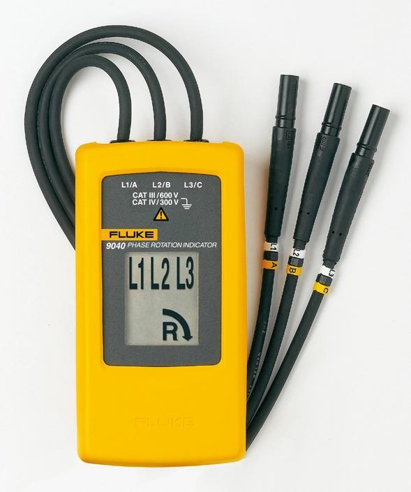 Actual product image Fluke Phase Rotation Tester 9040 (CAT III 600V, CAT IV 300V)