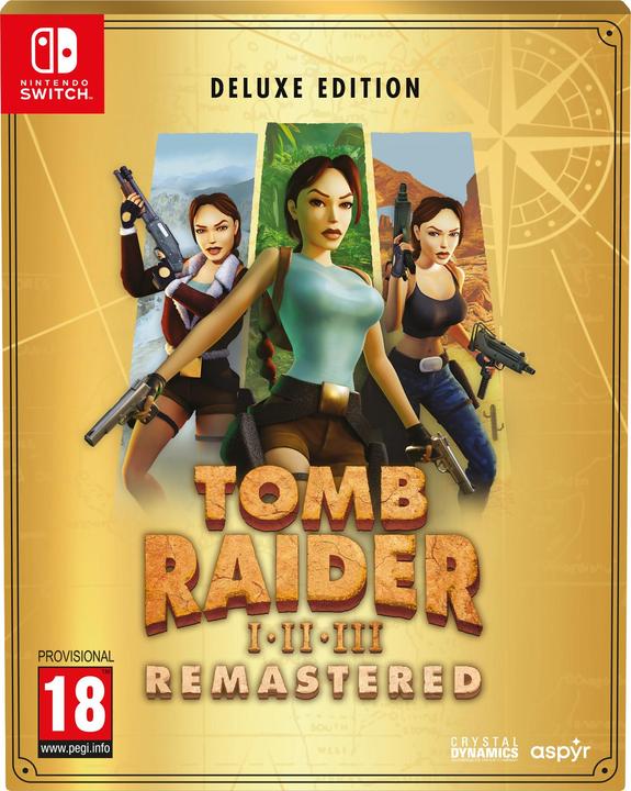 Actual product image Capcom Tomb Raider I-III Remastered Starring Lara Croft - Deluxe Edition (Switch, EN)