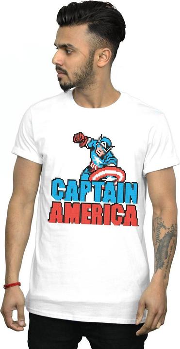 Immagine prodotto Captain America Pixelated Maglietta Uomo (L)