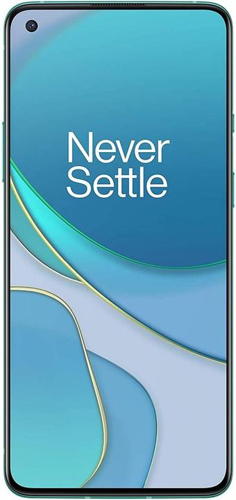 Produktbild OnePlus 8T (12GB) (256 GB, Aquamarine Green, 6.55", Dual SIM, 48 Mpx, 5G)