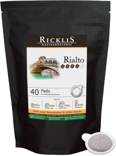 Actual product image RickliS Kaffeerösterei Rialto (40 x Port.)