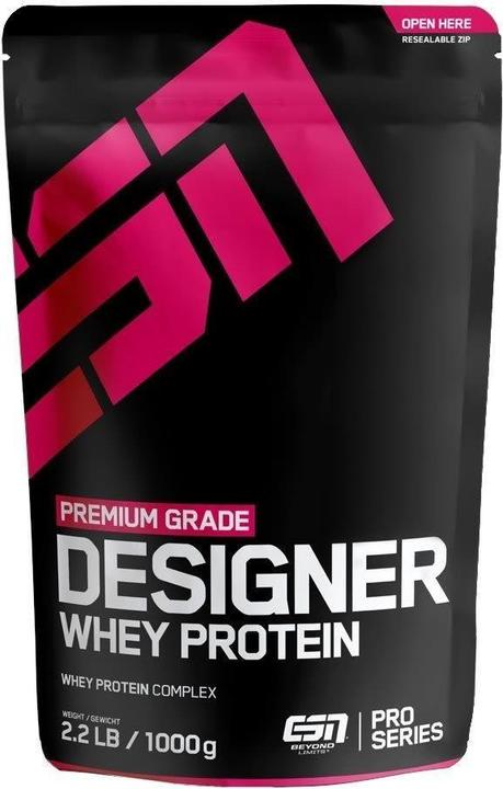 Actual product image ESN Designer Whey Protein (Double chocolate, 1 pcs., 1000 g)