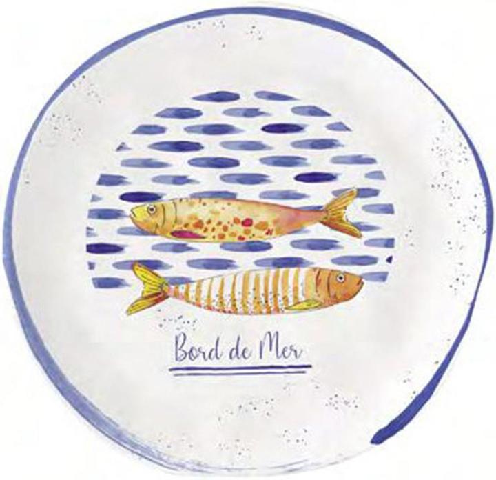 Immagine prodotto Easy Life Piatto Bord de Mer Tapas, Ø 16cm (1 x, 16 cm)