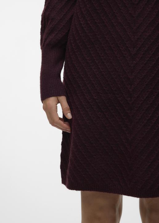 Produktbild Vero Moda VMANJASTINNA LS BOATNECK DRESS GA EXC Strickkleid (XS)