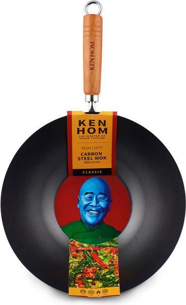 Produktbild Ken Hom WOK CLASSIC (31 cm, Wok Pfanne, Carbonstahl)