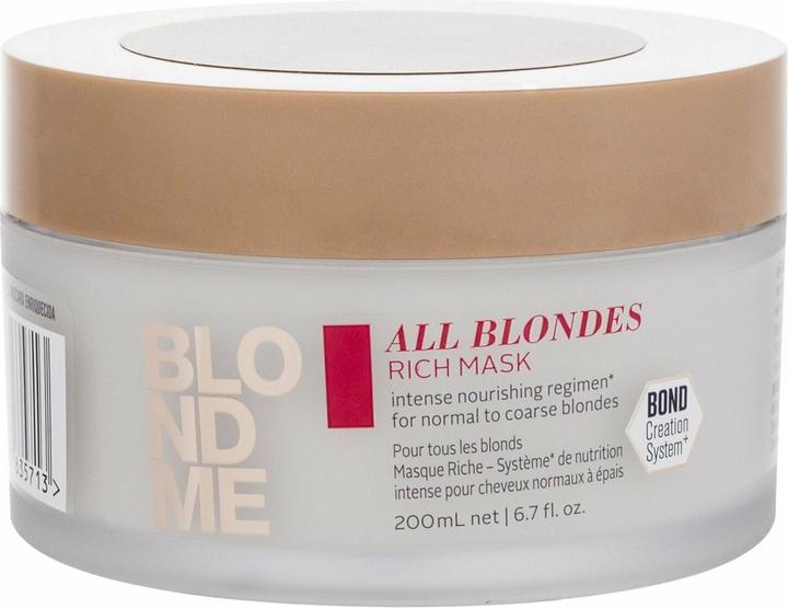Image du produit Schwarzkopf Professional Blondme - All Blondes Rich Mask (200 ml)