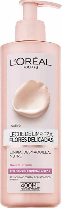 Produktbild L'Oréal Paris FLORES DELICADAS leche piel sensible 400 ml (Reinigungslotion, 400 ml)