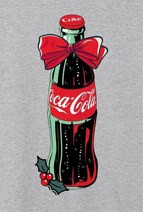 Actual product image Coca Cola Unisex Adult Bottle Bow Sweatshirt (S)