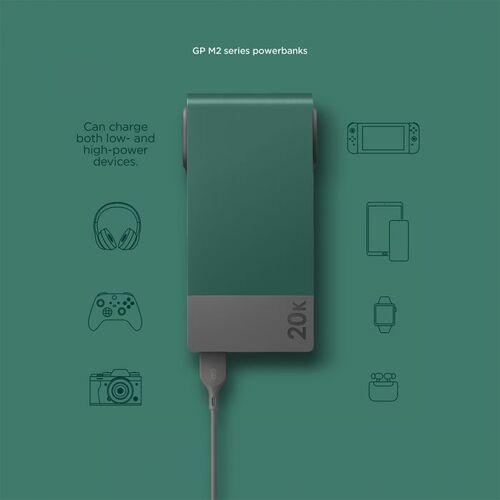 Actual product image GP Batteries GP M2 Series PowerBank (20000 mAh, 22.50 W, 22.50 Wh)
