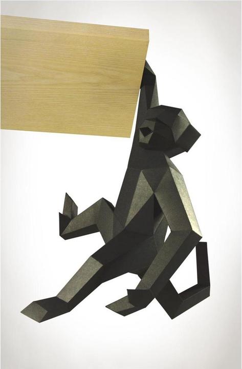 Actual product image Liebesreh ÄFFCHEN SCHWARZ - Handicraft set - monkey, black