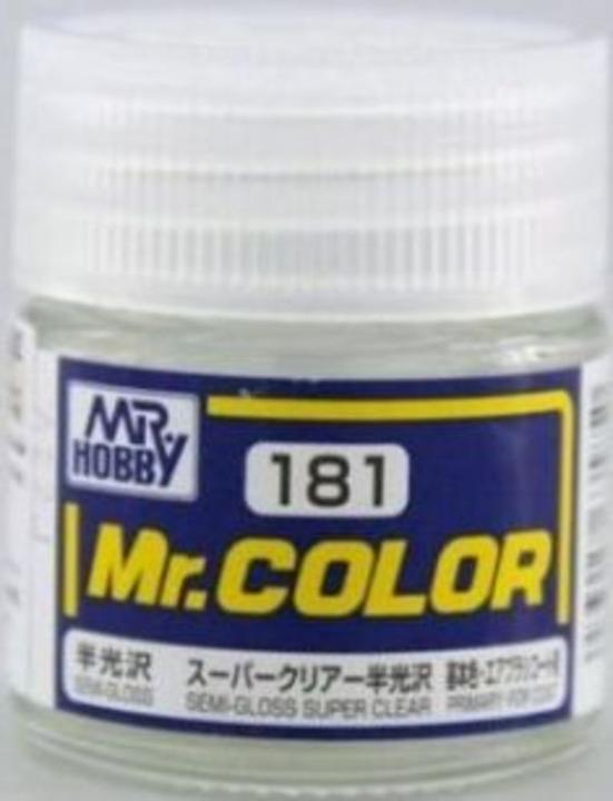 Mr.Hobby Mr Hobby -Gunze Mr. Color (10 ml) Semi-Gloss Super Clear
