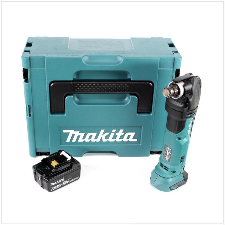 Actual product image Makita DTM 51 T1J 18V Li-Ion battery multifunction tool in Makpac + 1x BL 1850 B 18V - 5.0 Ah Li-Io