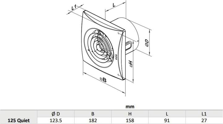 Produktbild Vents 125 Quiet