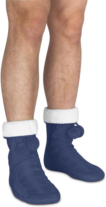 Image du produit Normani Chaussons en tricot avec pompon et ABS (Une unité par pack, 40 - 44)