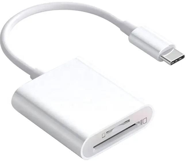 PhoneLook USB-C 2-in-1 SD and microSD card reader (USB-C)