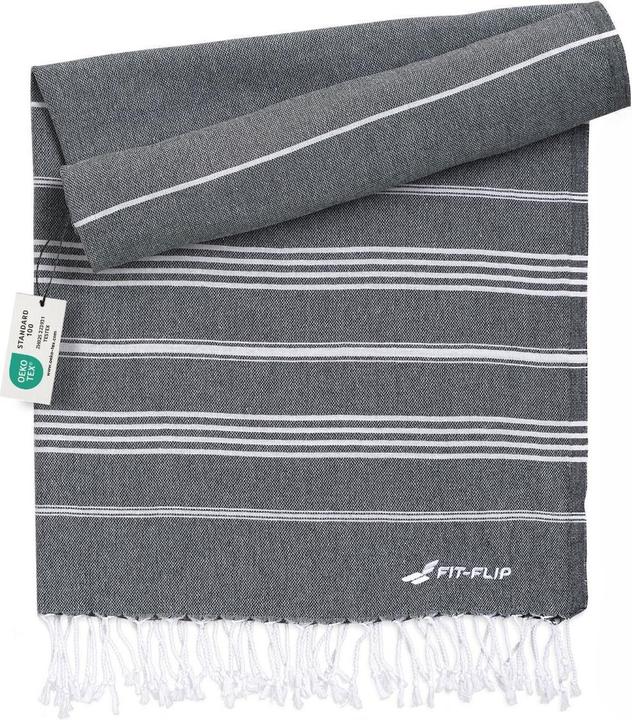 Image du produit Fit-Flip Hamamtuch Baumwolle Recycelt 100x200cm (200 x 100 cm)