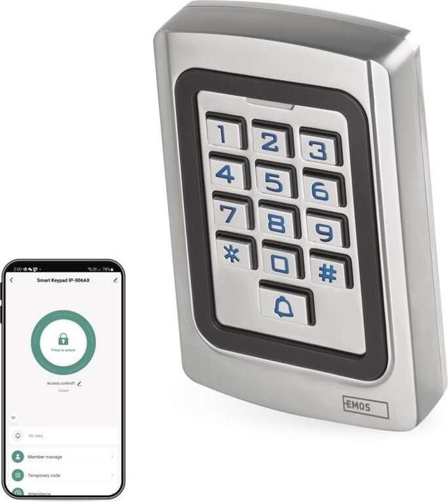 Immagine prodotto Emos GoSMART kódová klávesnice IP-006AX (Combinazione numerica elettronica)