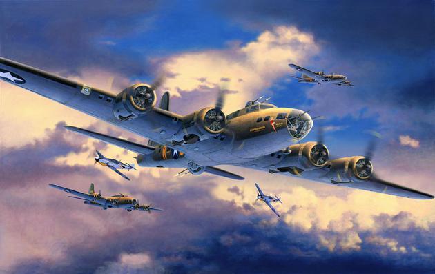 Actual product image Revell B-17F Memphis Belle