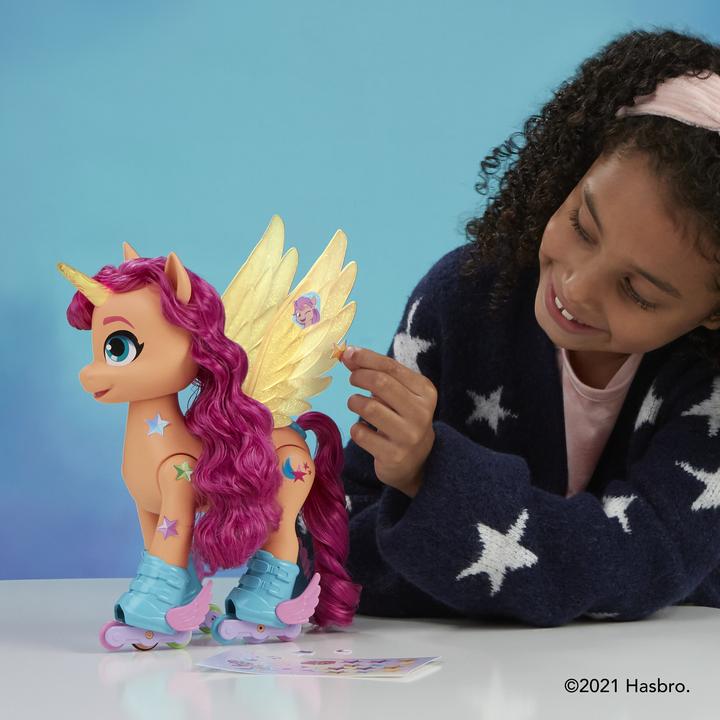 Produktbild Hasbro Little Pony Film Zingende en Skatende Sunny - Franstalig Speelfiguur (22.50 cm)