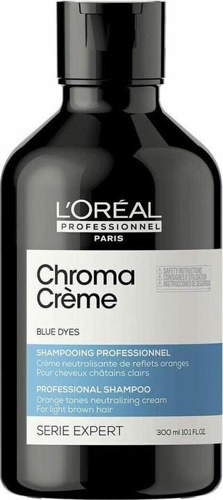 L'Oréal Professionnel CHROMA CRÈME tinture blu shampoo professionale 300 ml (300 ml, Shampoo liquido)