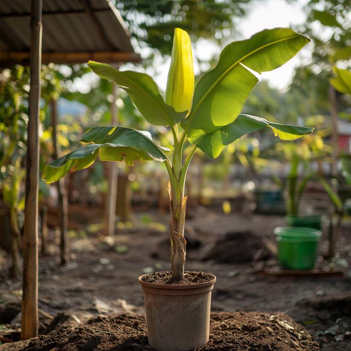Image du produit Plant in a Box Musa Basjoo - Plants de bananes (55 cm)