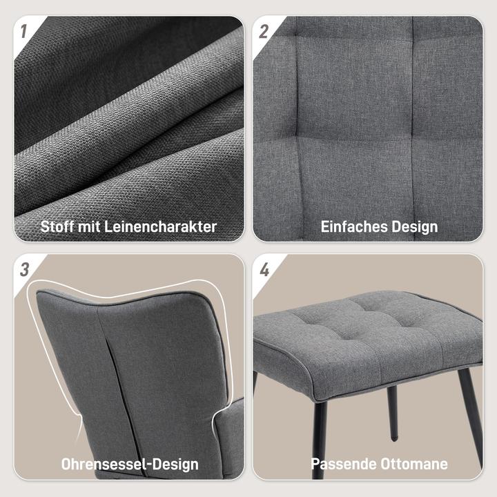 Image du produit Jamb Rêve nordique avec tabouret de pied