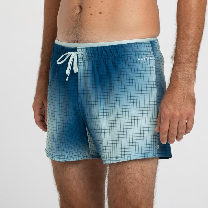 Immagine prodotto Nabaiji Pantaloncini da bagno corti da uomo - 100 Camo blu (XXL)