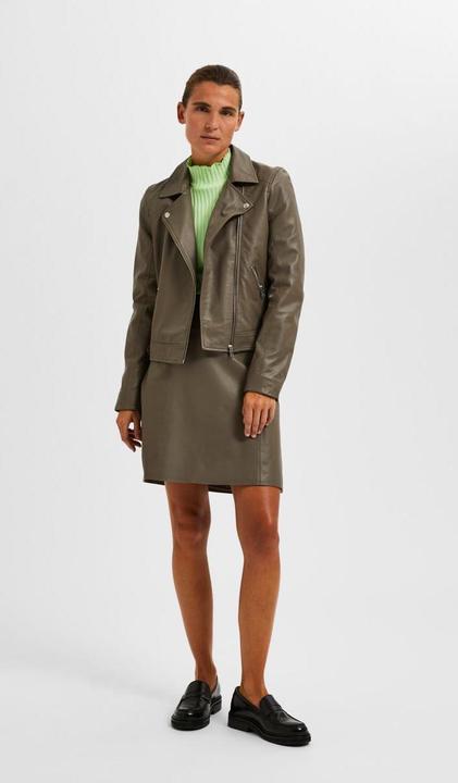 Actual product image Selected Femme Lamb leather jacket (36)