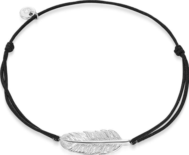 Produktbild Glanzstücke München Damen Feder Sterling Silber silber 15,0 - 22,0 cm, flexibel einstellbar - 8184 (22 cm, Sterling Silber)