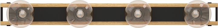 Immagine prodotto EGLO Lampada da soffitto LAYHAM 4x E27, Marrone/Nero (E27)