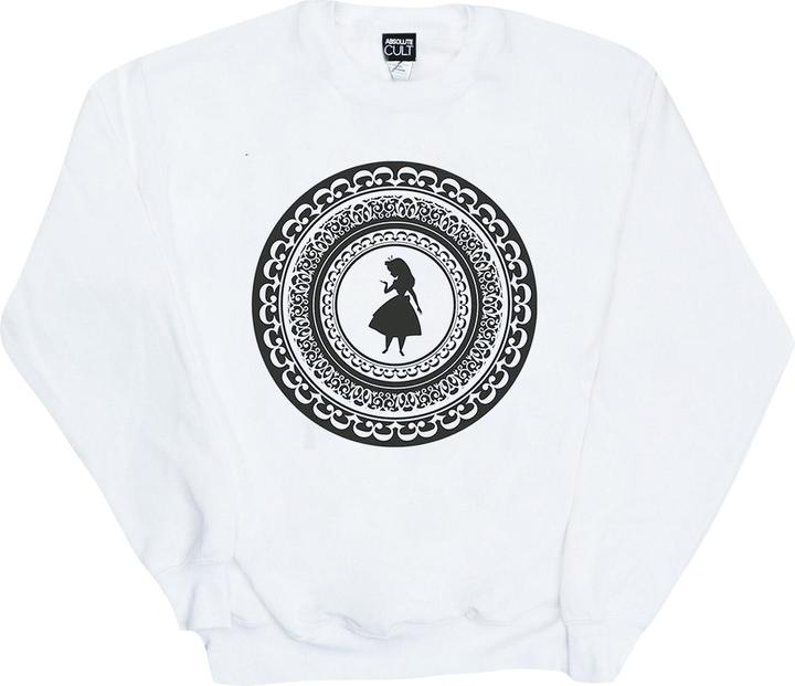 Actual product image Disney Mens Alice In Wonderland Circle Sweatshirt (XXL)