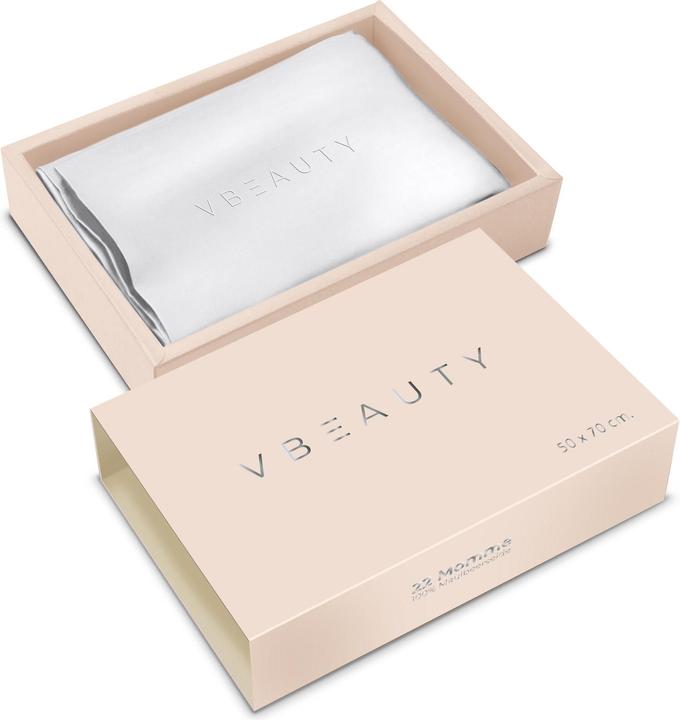 Produktbild VBEAUTY Seidenkissenbezug 65 X 100 Cm Creme (Kopfkissenbezug, 65 x 100 cm)