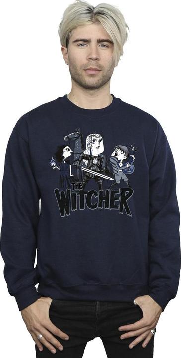 Actual product image Netflix Mens The Witcher Team Illustrated Sweatshirt (XL)