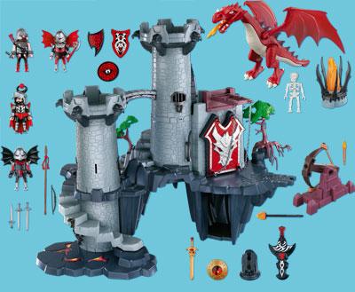 Actual product image Playmobil Large dragon castle