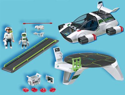 Produktbild Playmobil E-Rangers Turbojet mit Startstation (5150)