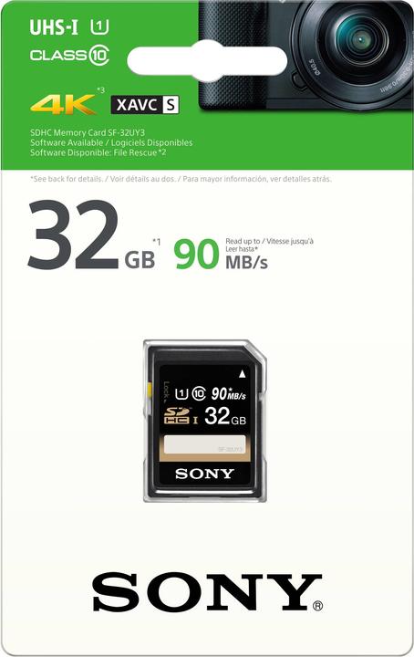 Image du produit Sony Uhs-I Sdhc (32 Go, SDHC, U1, UHS-I)