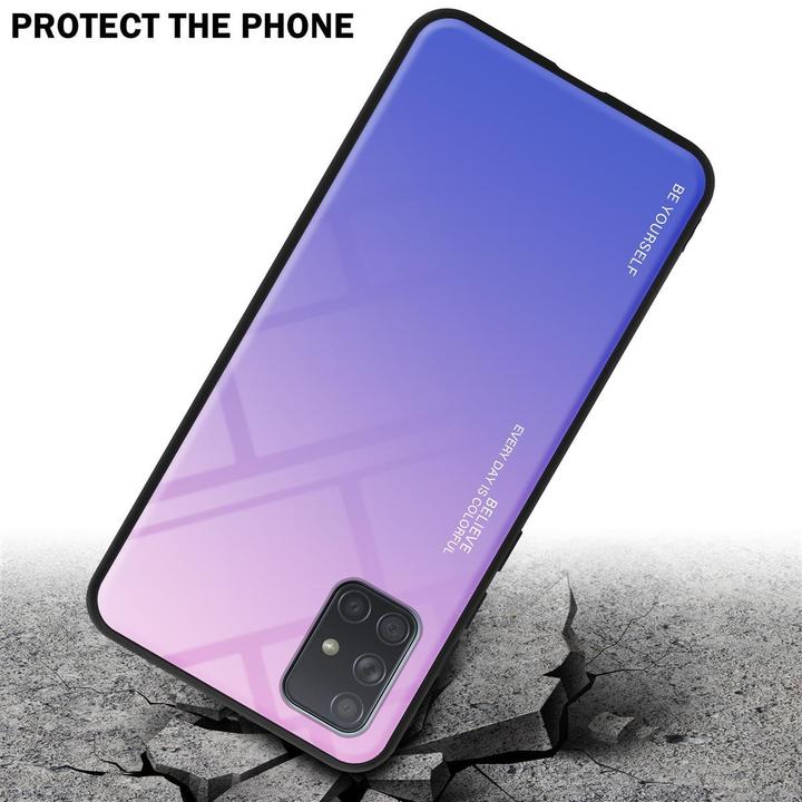 Productafbeelding Cadorabo TPU 2 kleuren glasdekking (Samsung Galaxy A71)