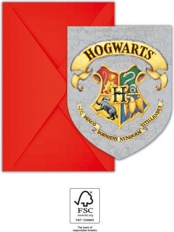 Produktbild Procos Einladungen Harry Potter FSC (6 Stk.)