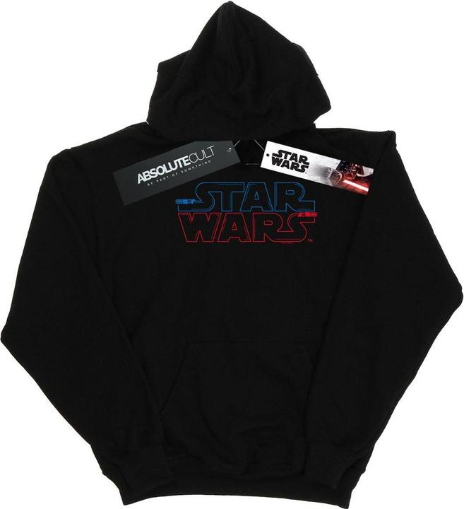 Actual product image Star Wars Boys Lightsaber Logo Hoodie (116)