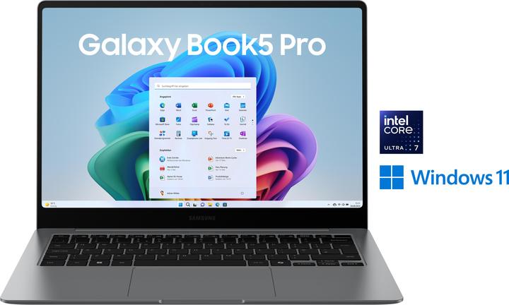 Samsung Galaxy Book5 Pro (14", Intel Core Ultra 7 258V, 32 GB, 1000 GB, DE)