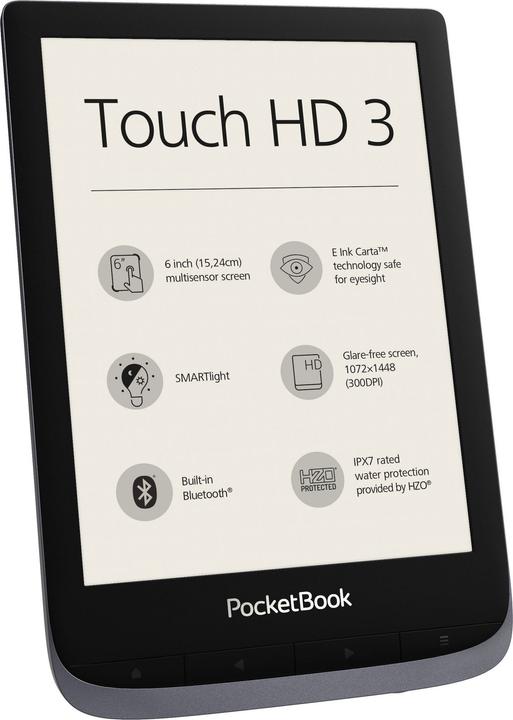 Image du produit PocketBook Touchez HD 3 (6", 16 Go, Rey Métallique)