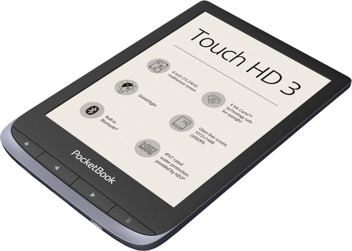Image du produit PocketBook Touchez HD 3 (6", 16 Go, Rey Métallique)
