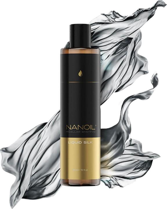 Actual product image Nanoil Micellar shampoo with liquid silk (300 ml, Liquid shampoo)
