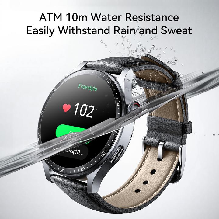 Actual product image Joyroom Classic Series JR-FC2 Pro Smart Watch (Answer/Make Call)-Space Grey (227 mm)