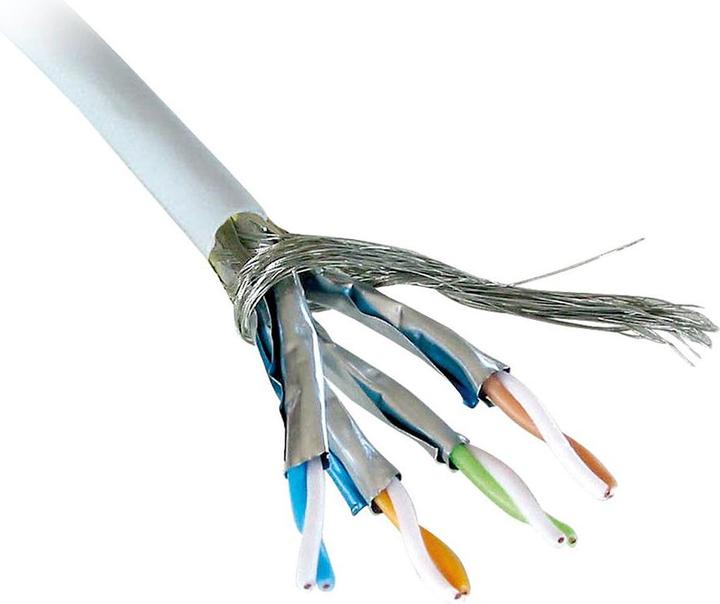 Actual product image Lindy Cat.6 S/FTP PIMF cable stranded (SFTP, CAT6, 100 m)