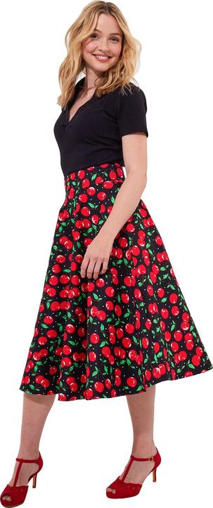 Actual product image Joe Browns Cherry Print Vintage Midi Skirt (44)