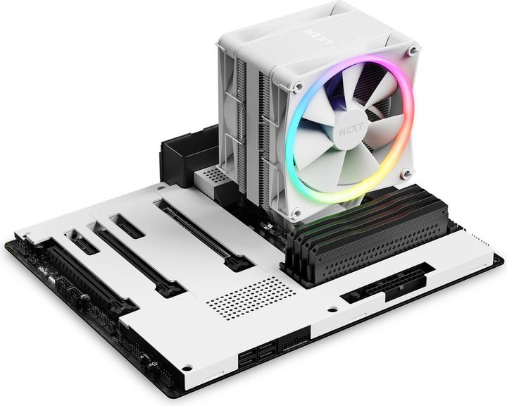 Actual product image NZXT T120 Aircooler RGB 120mm, white (159 mm)