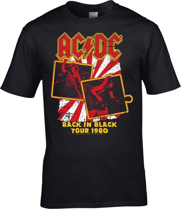 Actual product image AC/DC Back In Black Tour 1980 TS (XXL)