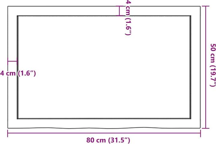 Immagine prodotto VidaXL Gianna (80 x 4 x 50 cm)